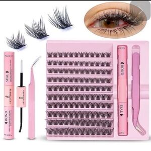 Pink Eyelash Extension Kit